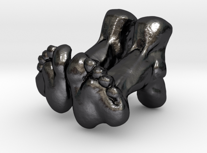 Feet Cufflinks 3d printed