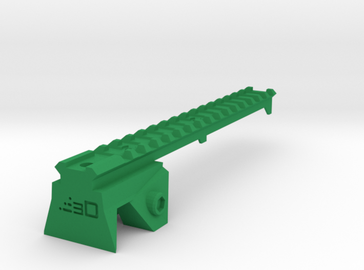 Blasterdizer Top Picatinny Rail (Long) for Stryfe 3d printed