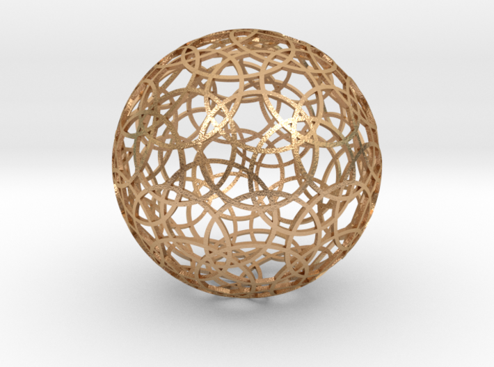 60 circle sphere 3d printed