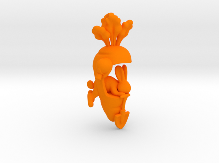 A Bunny's Lunch 3d printed 