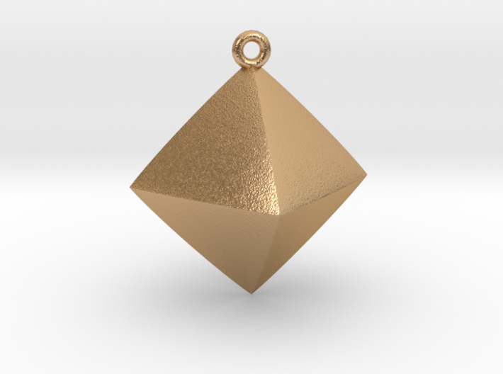 Minimal Rhombus Pendant 3d printed