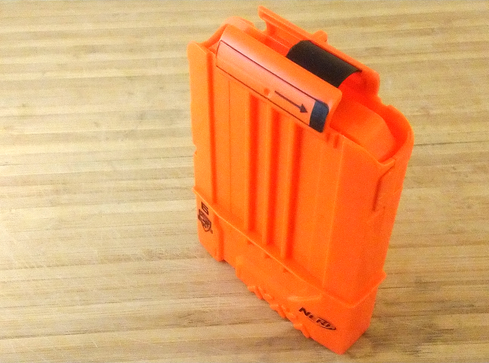 Anti-Jamming Plate for Nerf Magazine 3d printed 