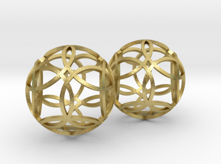 flower earrings 3d printed