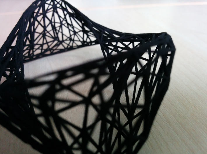 Mobius Wireframe 3d printed 