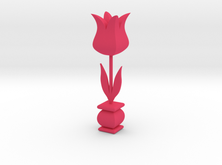 Tulip figure (scrollsaw/bandsaw) 3d printed