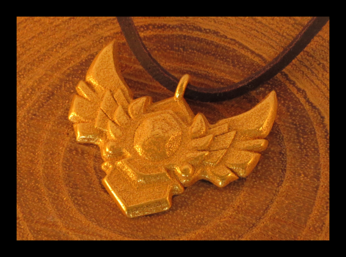LOL this is a cheaper gold medallion! 3cm 3d printed 3cm version. The inner details arent looks good, so I've cut them out in the new version.