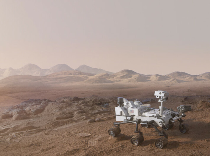 Treads for Curiosity Rover 3d printed Mars Curiosity Rover 