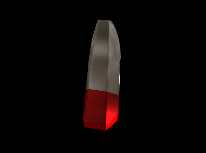 Iron Man Steel Pinky Finger (Joint 1) 3d printed CG Render (What's highlighted Red will be printed)