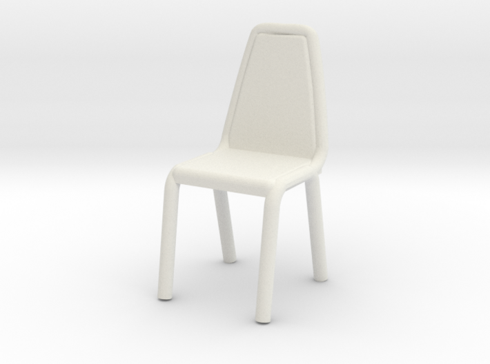 1:48 Vinyl Stacking Chair 3d printed