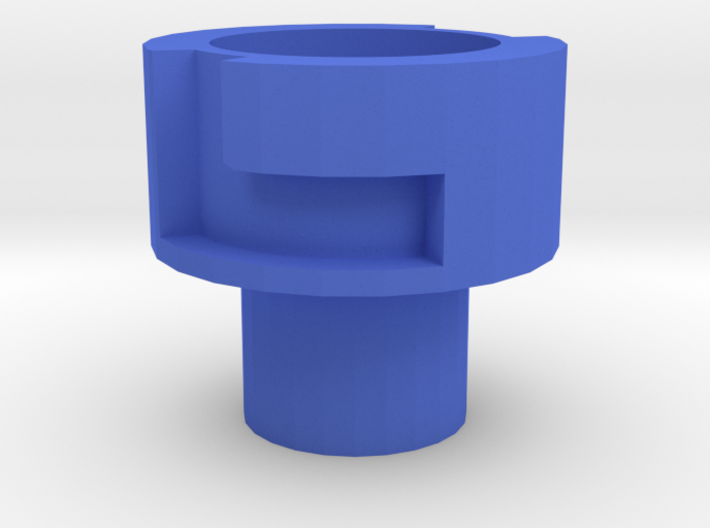 Nerf Muzzle to Airsoft Barrel Adapter (14mm Self-C 3d printed