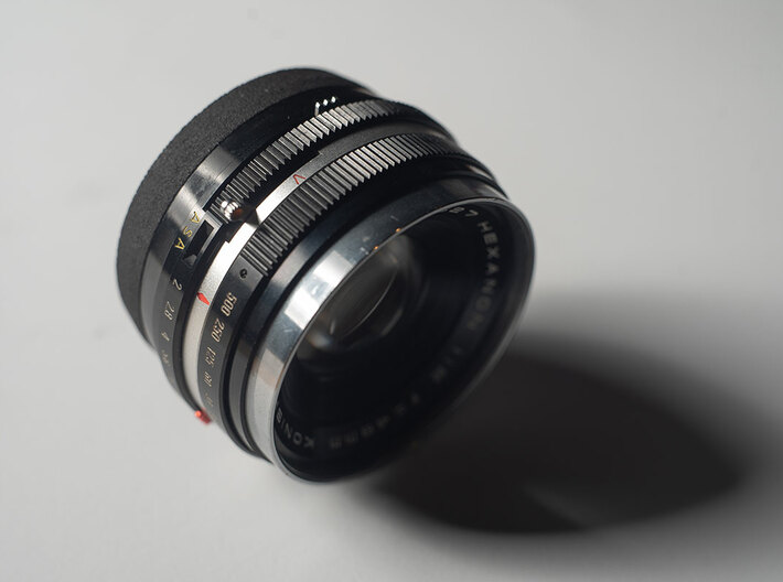 HEXANON 1:2 f=48mm KONISHIROKU lens adapter 3d printed 