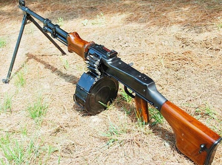 1/16 scale RPD Soviet machinegun x 1 3d printed 
