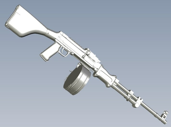 1/15 scale RPD Soviet machineguns x 5 3d printed 