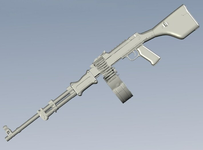 1/15 scale RPD Soviet machinegun x 1 3d printed