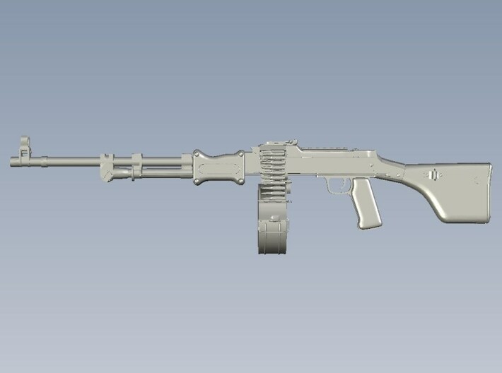 1/15 scale RPD Soviet machinegun x 1 3d printed 