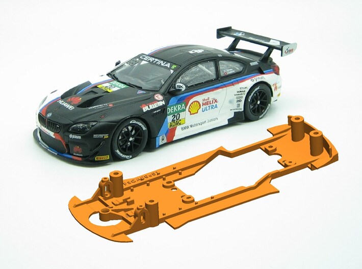 PSCA00601 Chassis Carrera BMW M6 GT3 3d printed 