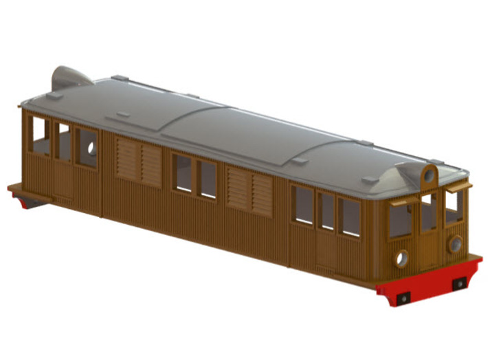 Swedish SJ electric locomotive type D - N-scale 3d printed CAD-model
