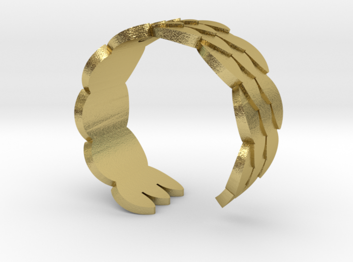 Dragon Scale Ring 3d printed