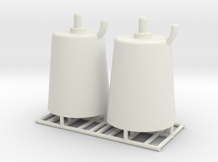 Pedestal roller - 1:50 - 2X 3d printed