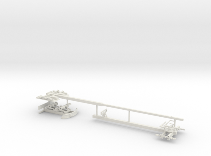1/50th Expanding steerable pipe trailer 3d printed 