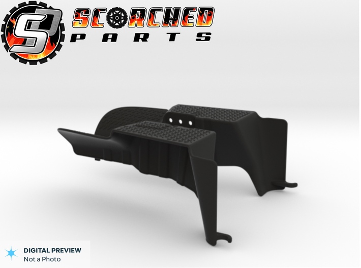 Axial Wraith Rear Inner Fenders 3d printed 