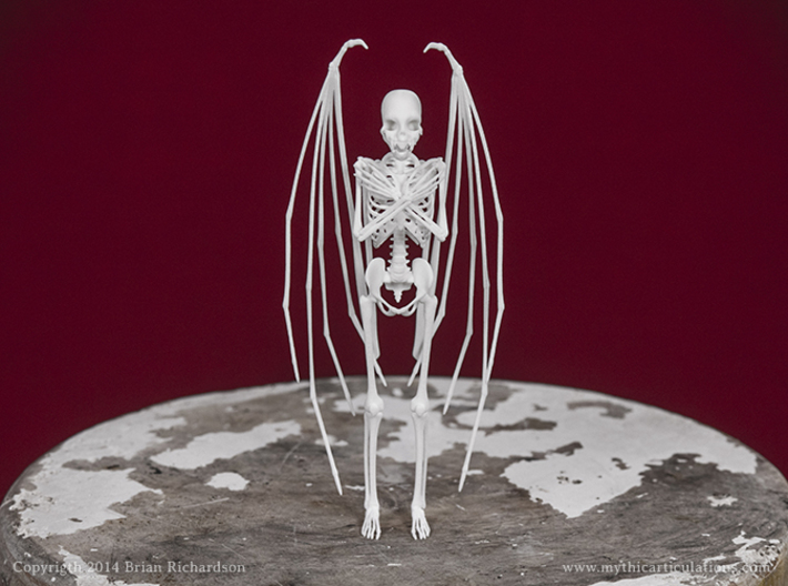 Vampire Skeleton 3d printed