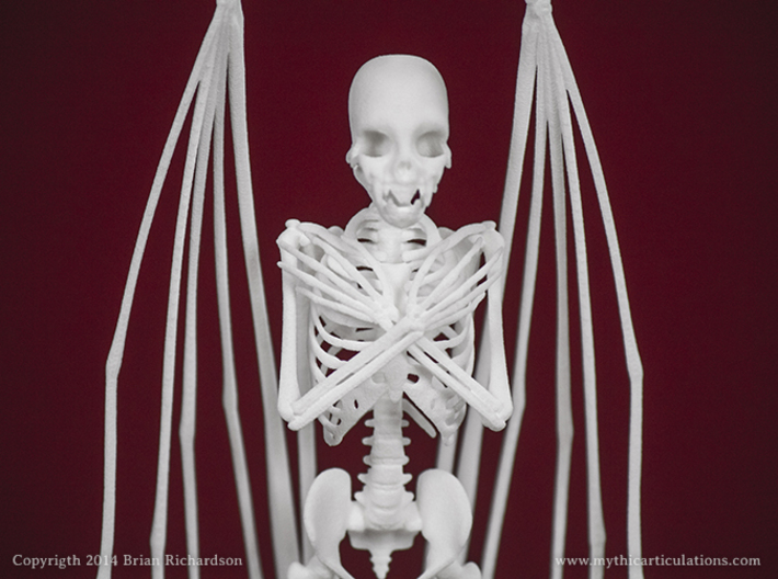Vampire Skeleton 3d printed 