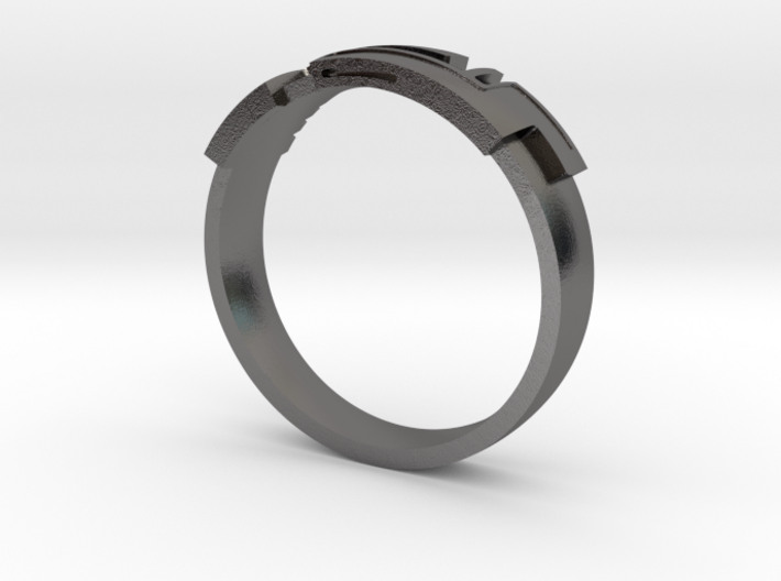 Digital Ring Male 3d printed