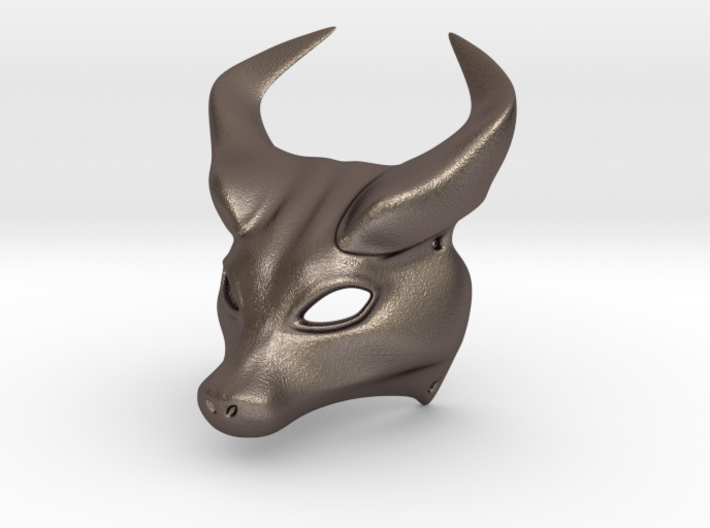 Horned Mask 3d printed