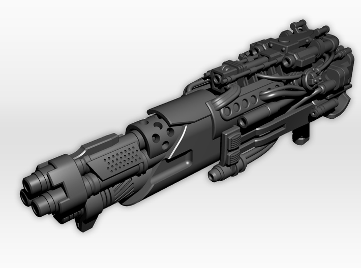 Tri-barrel Blaster for Evasion Optimus 3d printed 