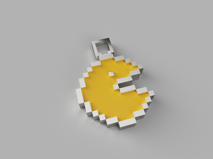 Pixel Art - Pacman  3d printed 