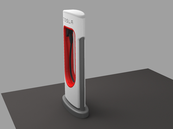 TESLA FAST CHARGER Scale 1/32 3d printed 