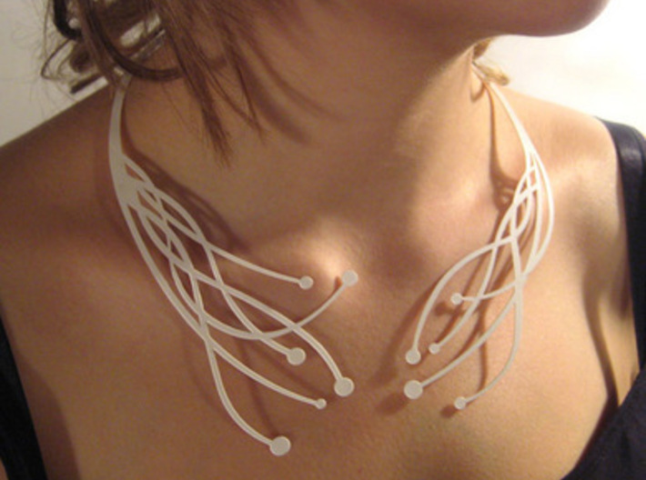 Neural Necklace - Large version 3d printed 