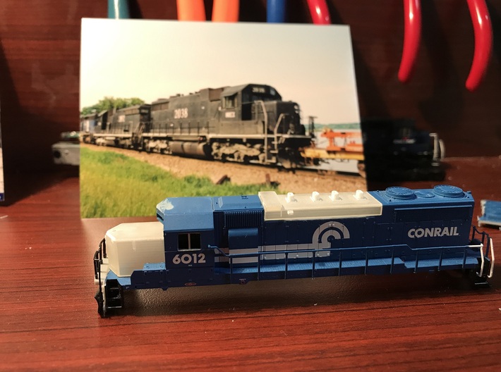 SD20 Conversion Kit for Atlas N Scale SD35 3d printed other side.