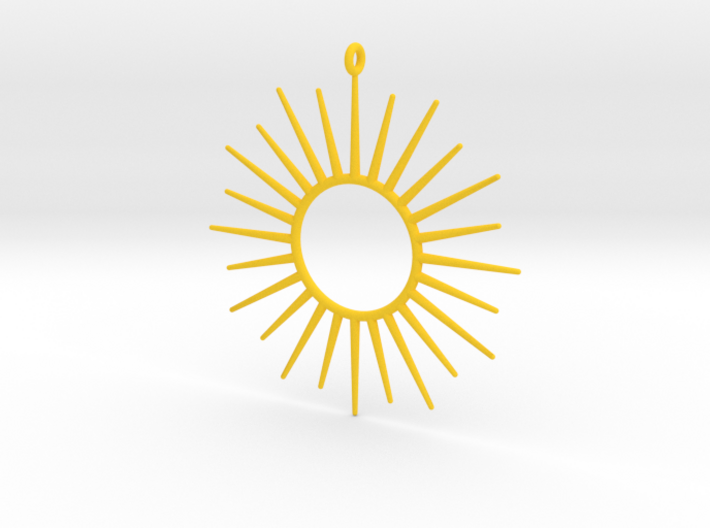 Sun Pendant 3d printed Sun Pendant