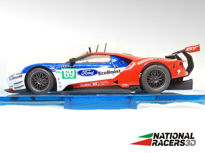 3D Chassis - Scalextric Ford GT GTE (In-AiO) 3d printed 