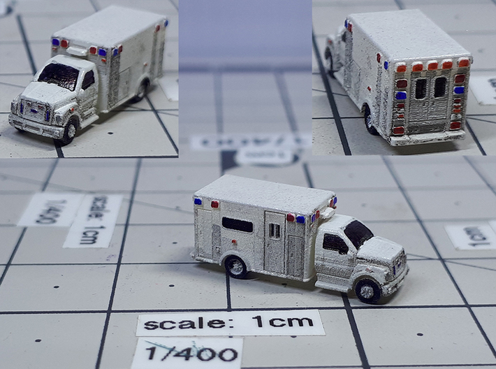 Ambulance F650 3d printed 
