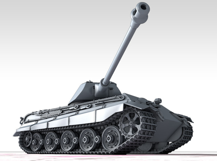 1/160 German Pz.Kpfw. VI Ausf. B (P) Tank 3d printed 3d render showing product detail
