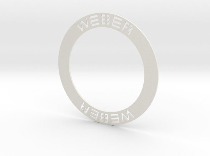 Weber White Wall Insert 3d printed