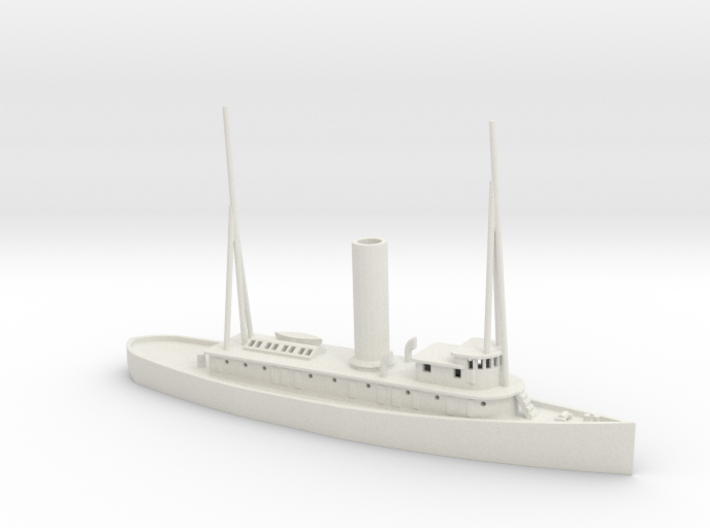 1/350 Scale 143-foot Seagoing Wooden Tug Fame 3d printed