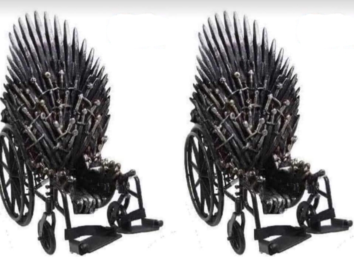 Game Of Thrones Ending Bran Throne meme miniature 3d printed 