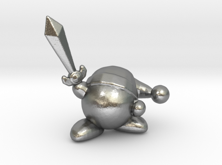 Kirby with Sword 1/60 miniature for games and rpg 3d printed