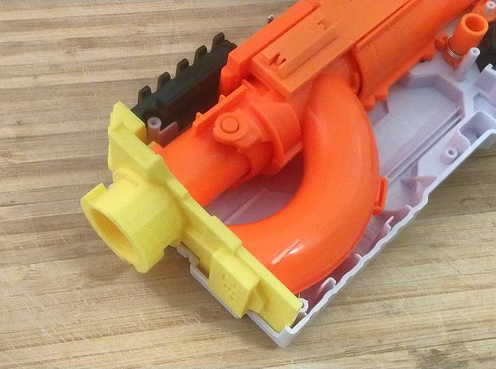 Modulus Muzzle Attachment Plate for Nerf Kronos 3d printed 