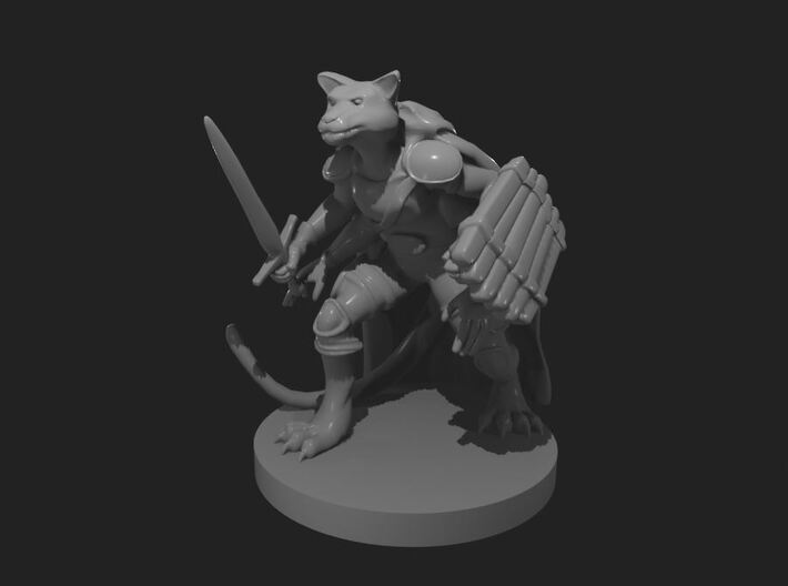 Tabaxi Druid with Four Arms 3d printed