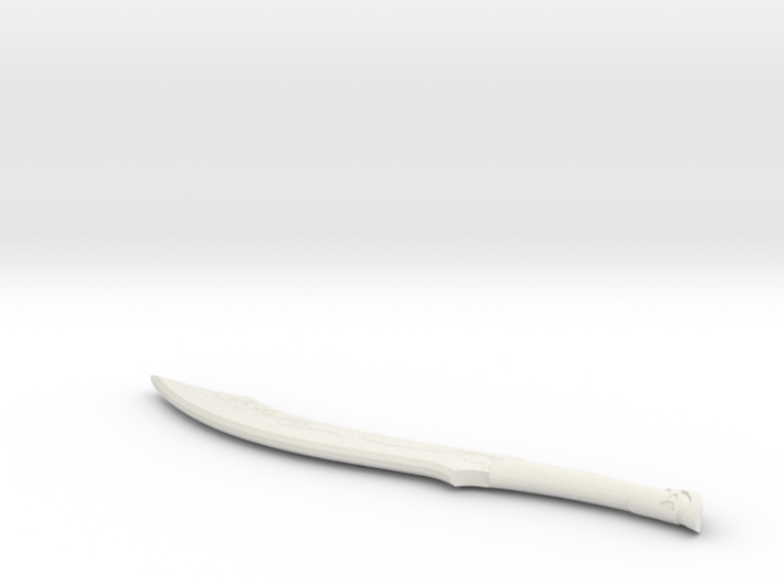 1:6 Miniature Elven Knife of Strider - LOTR 3d printed