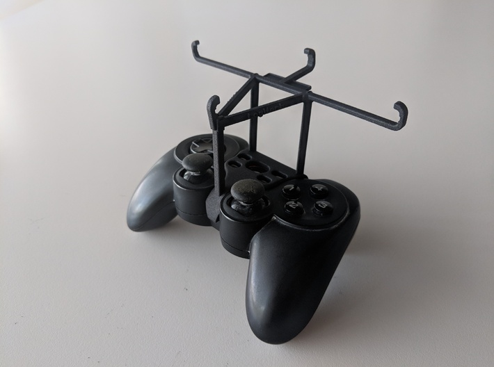 Controller mount for F710 & Asus Zenfone 6 ZS630KL 3d printed Over the top - barebones