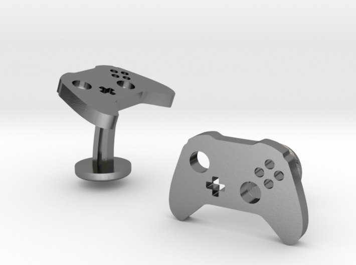 Xbox Controller Cufflinks 3d printed