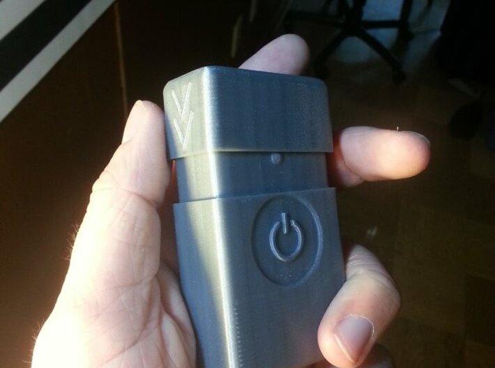 Power Battery Vape Flask V3 18650-21700  3d printed 