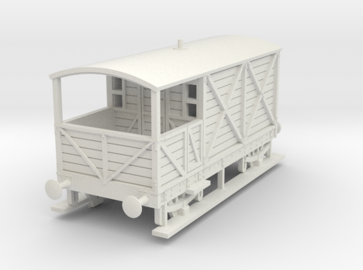 a-87-gwr-L355-1886-brake-van 3d printed