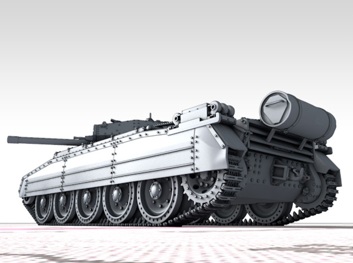 1/160 (N) British Crusader Mk III Medium Tank 3d printed 3d render showing product detail